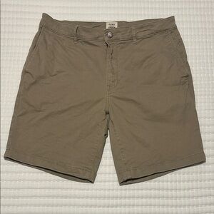 Flint and Tinder 34” waist Men's Flat Front brown Shorts